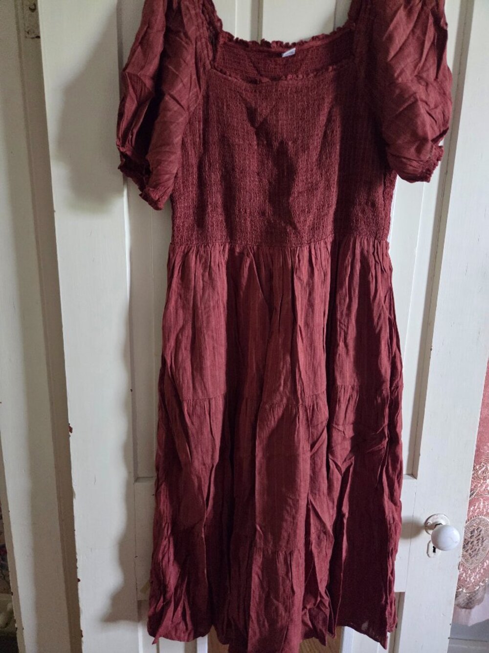 Maroon dress